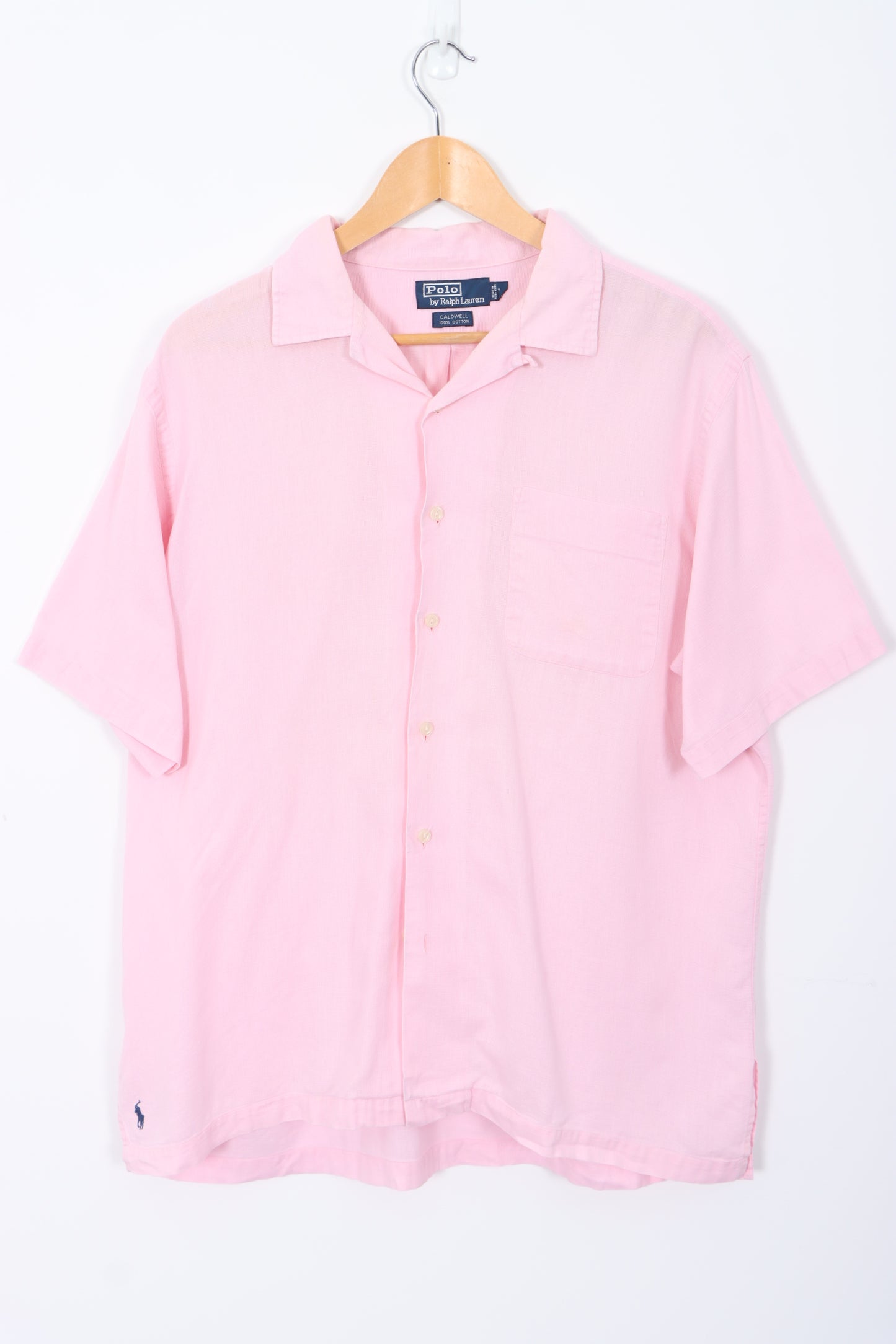 POLO by Ralph Lauren 'Caldwell' Woven Pink Shirt (L)