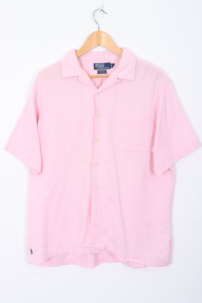 POLO by Ralph Lauren 'Caldwell' Woven Pink Shirt (L)