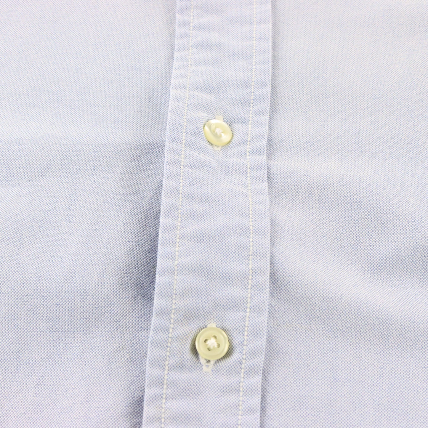 Vintage RALPH LAUREN 'Custom Fit' Embroidered Big Pony Light Blue Button Down Long Sleeve Oxford Shirt (L) ***COCO Vintage Sole Melbourne