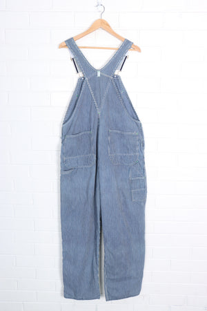 KEY IMPERIAL Navy & White Long Overalls (L)