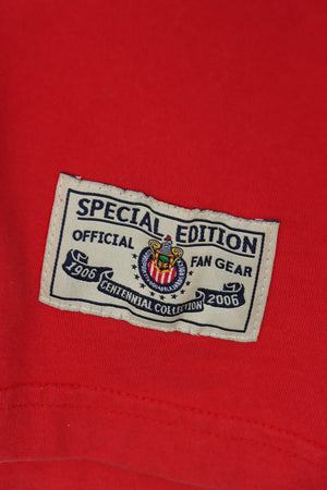 REEBOK Soccer Club Deportivo Guadalajara Colour Block Tee (S-M)