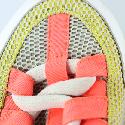 PIERRE HARDY 'Trek Comet' Fluro Mesh Sneakers (39)