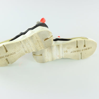 PIERRE HARDY 'Trek Comet' Fluro Mesh Sneakers (39)