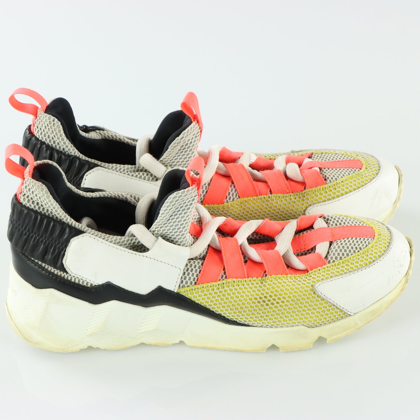 PIERRE HARDY 'Trek Comet' Fluro Mesh Sneakers (39)