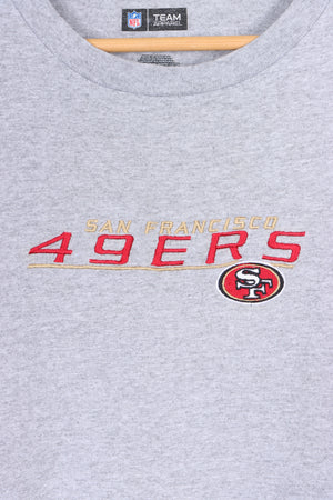 NFL San Francisco 49ers Embroidered Logo T-Shirt (M)