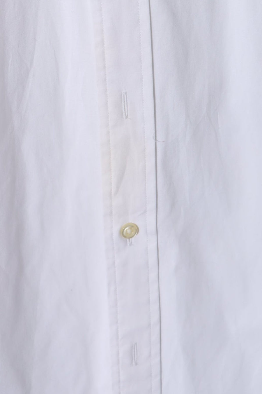 RALPH LAUREN 'Custom Fit' Short Sleeve White Shirt (M-L)