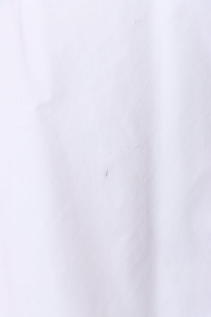RALPH LAUREN 'Custom Fit' Short Sleeve White Shirt (M-L)