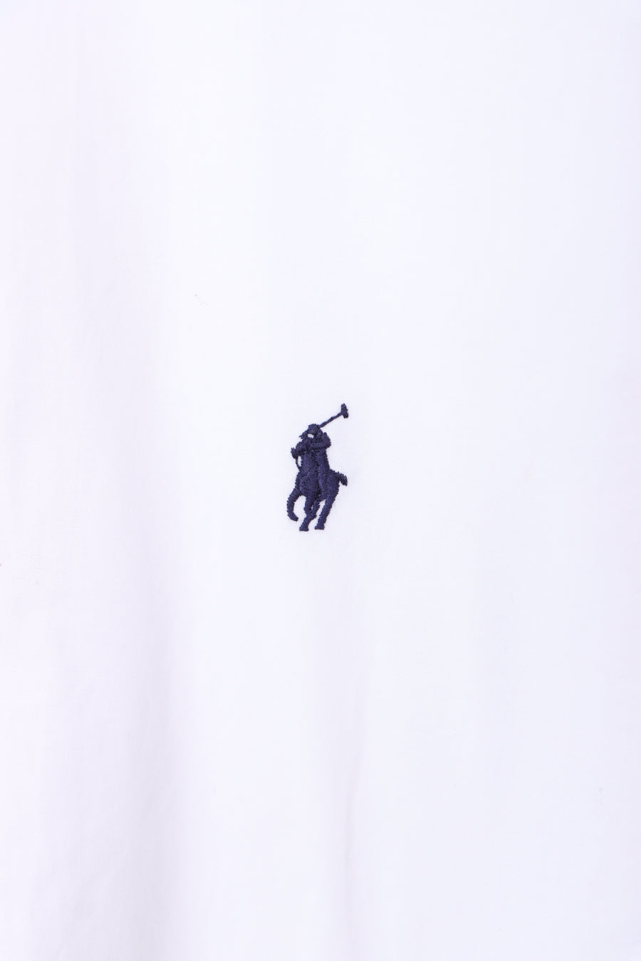 RALPH LAUREN 'Custom Fit' Short Sleeve White Shirt (M-L)