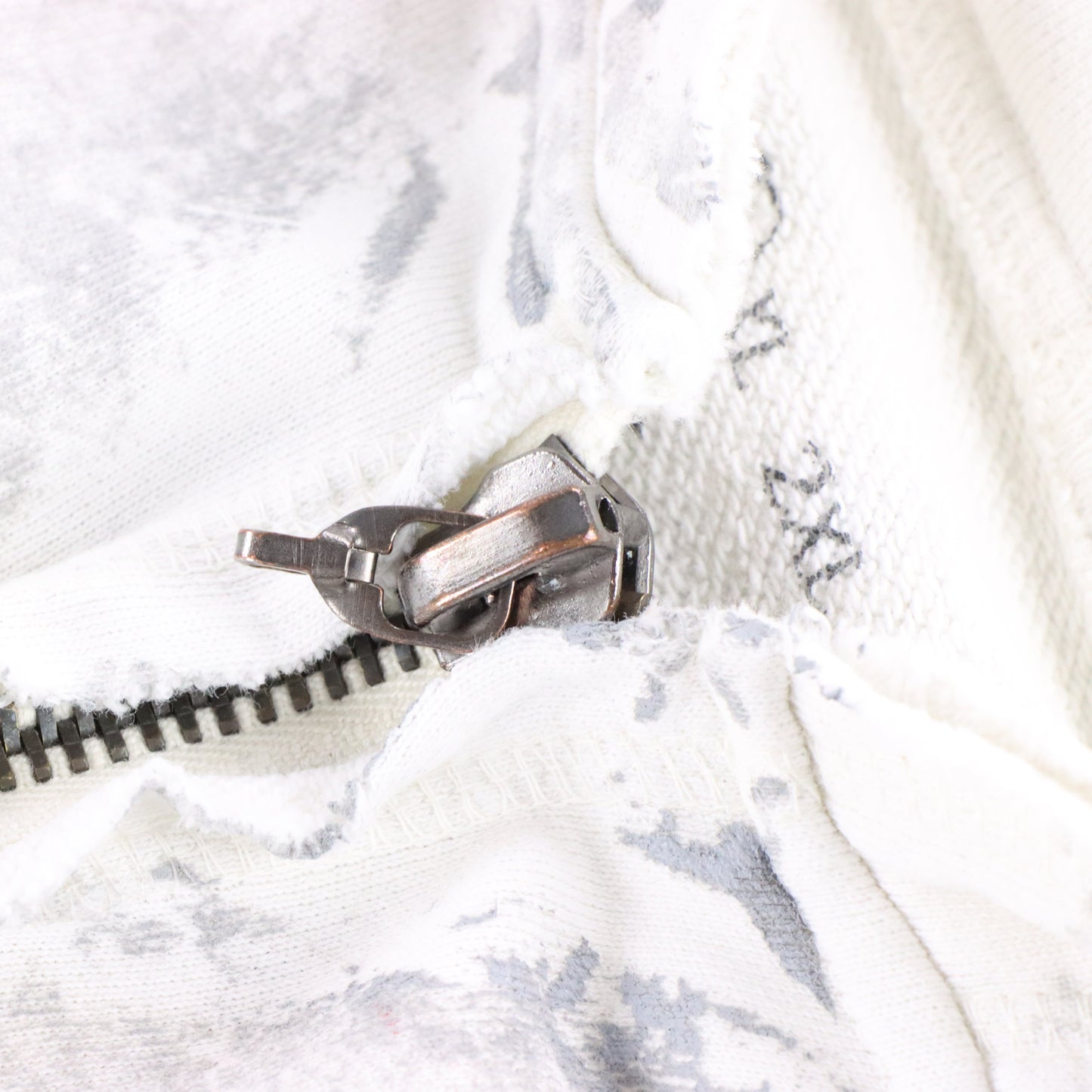Vintage AFFLICTION Y2K White Zip Up Hooded Sweatshirt *Aubs Vintage Sole Melbourne