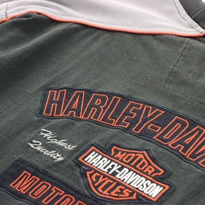 Vintage HARLEY DAVIDSON Embroidered Motorcycle Sweatshirt (XL-XXL) *Aubs Vintage Sole Melbourne
