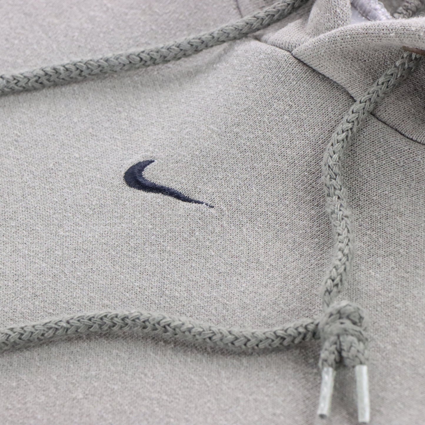 Vintage NIKE Centre Embroidered Swoosh Logo Grey Hooded Sweatshirt (XL) *Aubs Vintage Sole Melbourne