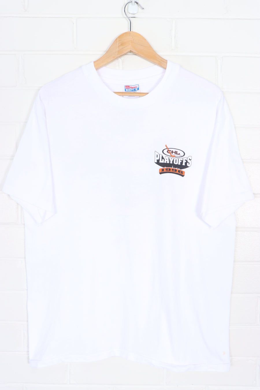 CHL 1996 Playoffs Single Stitch T-Shirt USA Made (L)