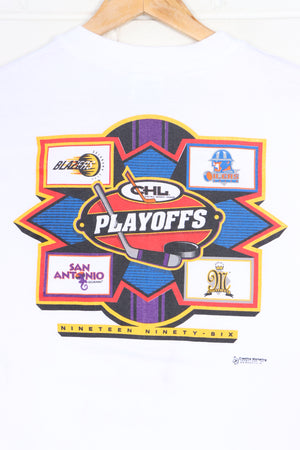 CHL 1996 Playoffs Single Stitch T-Shirt USA Made (L)