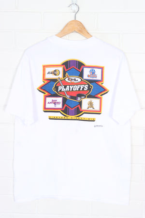 CHL 1996 Playoffs Single Stitch T-Shirt USA Made (L)