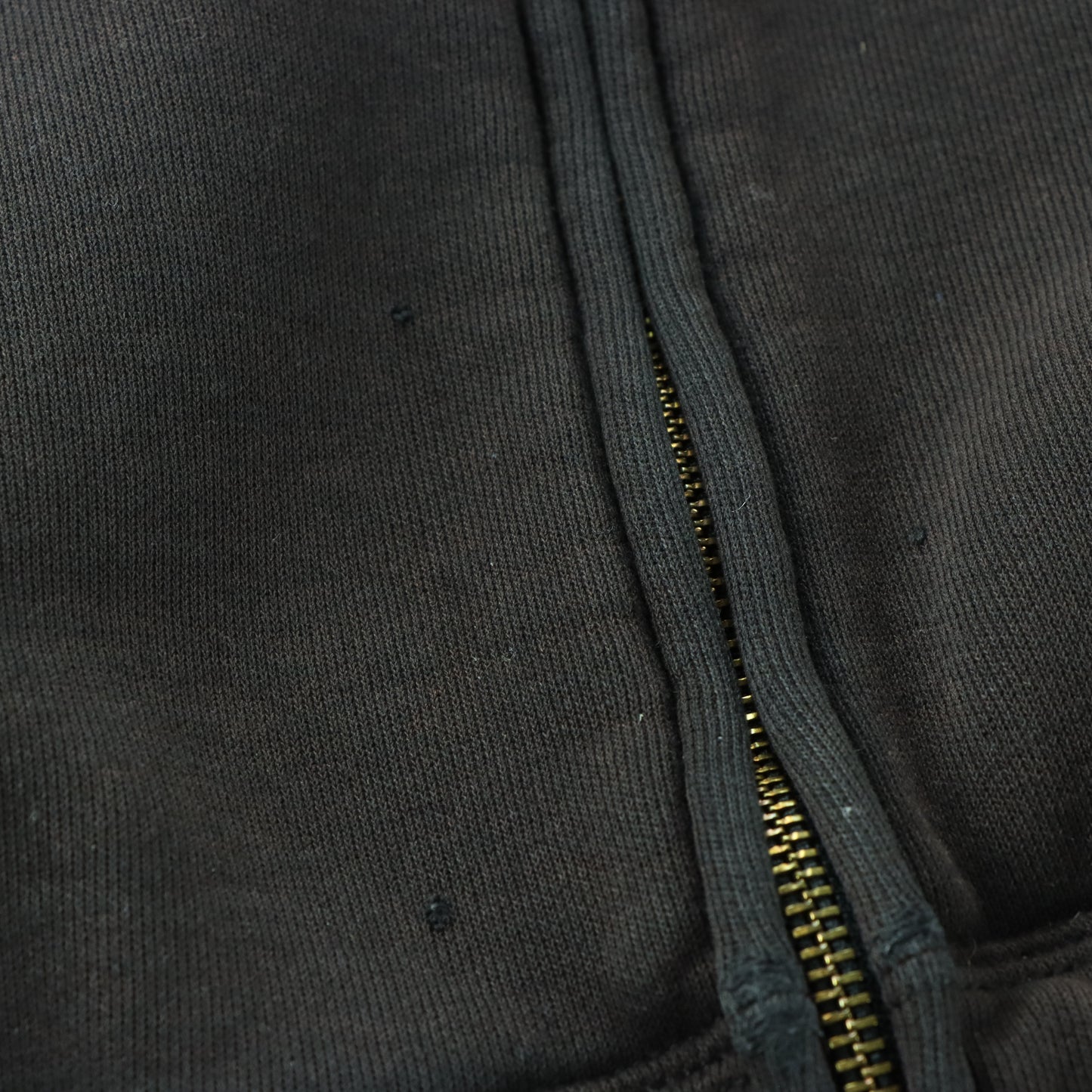 CARHARTT Brown Hooded Zip-Up Sweatshirt (L)