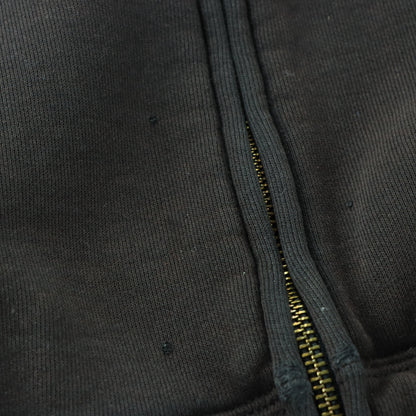 CARHARTT Brown Hooded Zip-Up Sweatshirt (L)