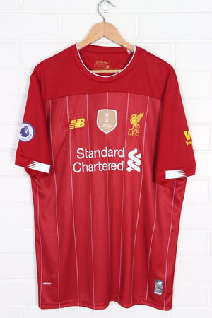 BOOTLEG Liverpool 2019/2020 New Balance Home Soccer Jersey (XL)