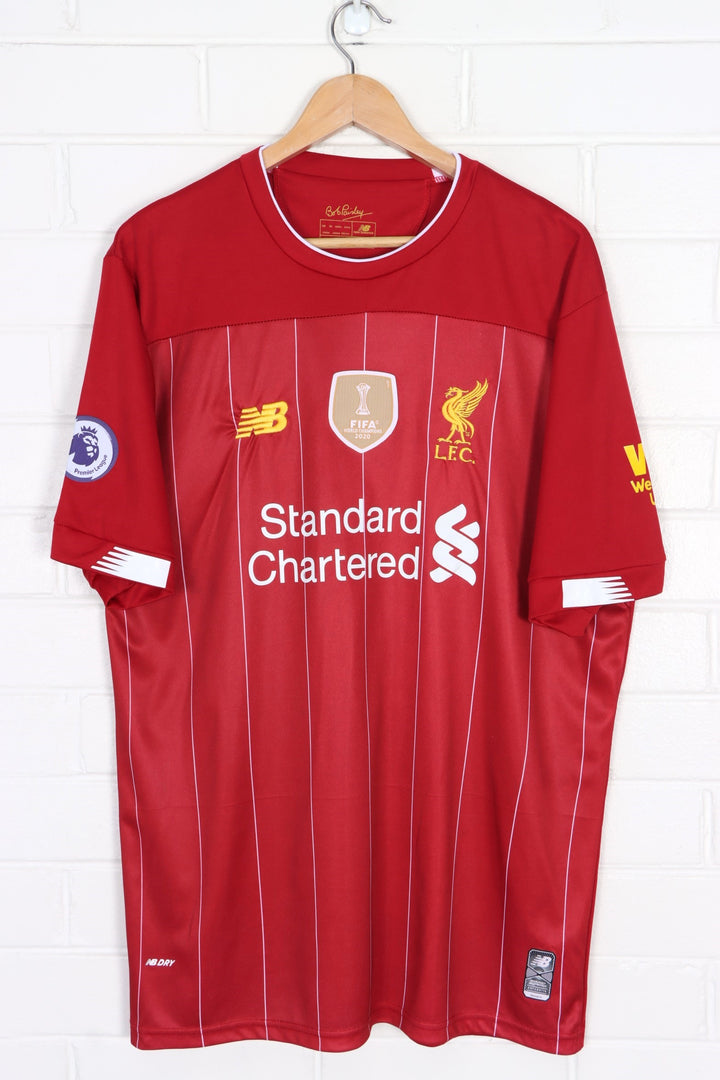 BOOTLEG Liverpool 2019/2020 New Balance Home Soccer Jersey (XL)