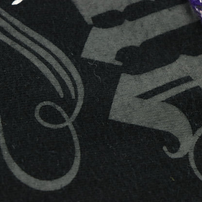 SOUTH POLE Y2K Plaid Logo Grunge Black & Purple Tee (XL-XXL)