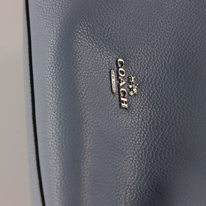 Vintage COCAH 36464 'Edie' Blue Pebbled Leather Bag *Aubs Vintage Sole Melbourne