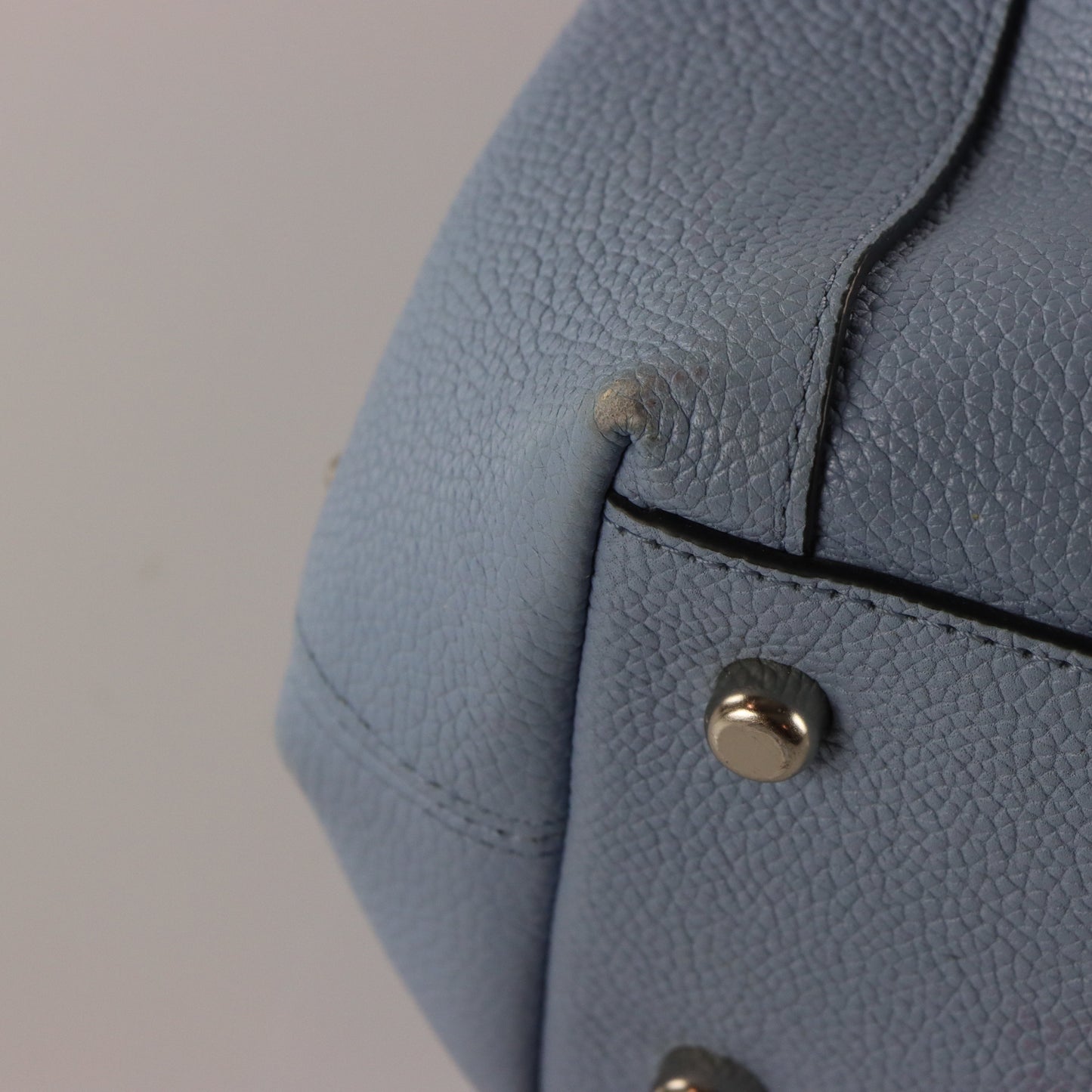 Vintage COCAH 36464 'Edie' Blue Pebbled Leather Bag *Aubs Vintage Sole Melbourne