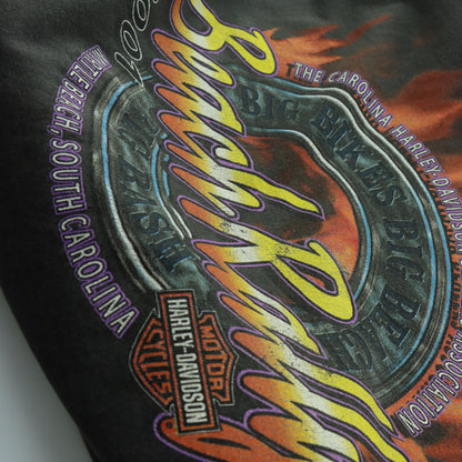 HARLEY DAVIDSON "Beach Rally 2001" USA Made Double Sided T-Shirt (XXXL)
