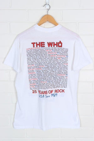 1989 Vintage THE WHO 25th Anniversary The Kids are Alright Tour Tee (M-L)
