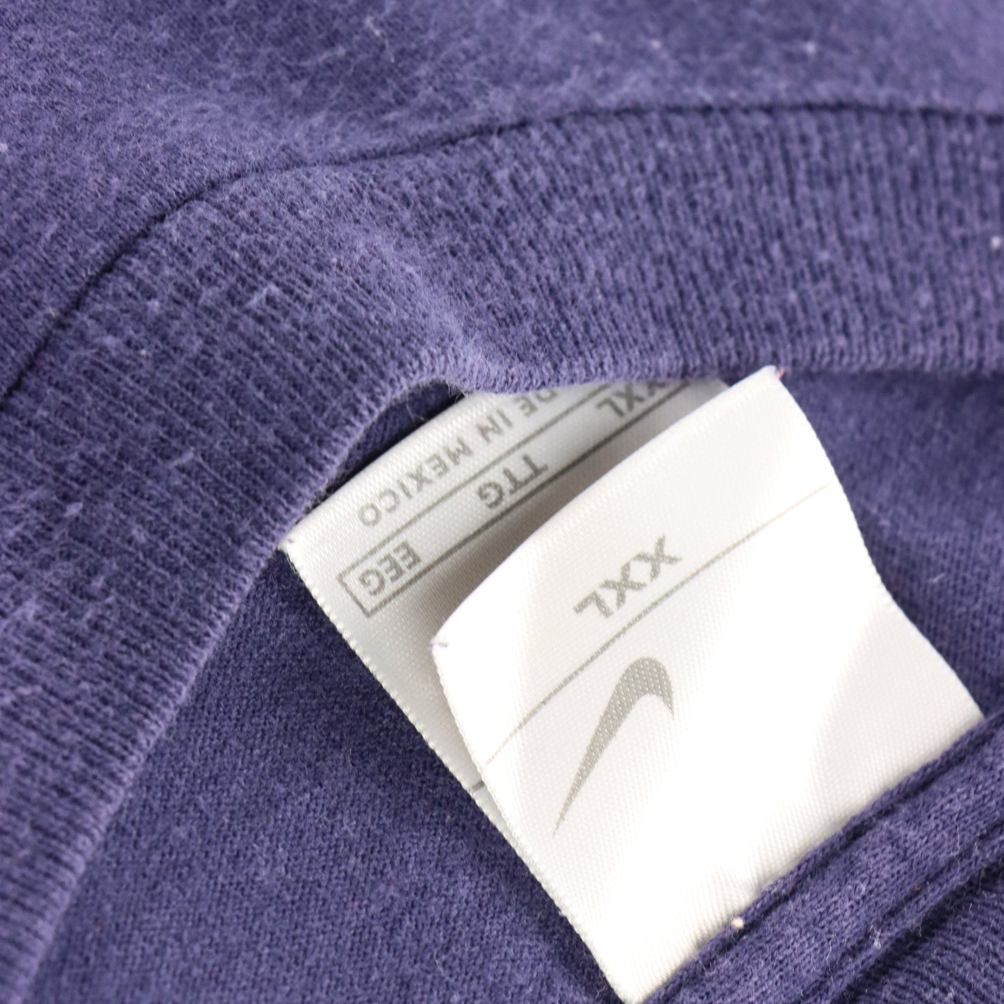 Vintage NIKE Spell Out Logo 'Established 1972' Purple T-Shirt (XXL)*Aubs Vintage Sole Melbourne