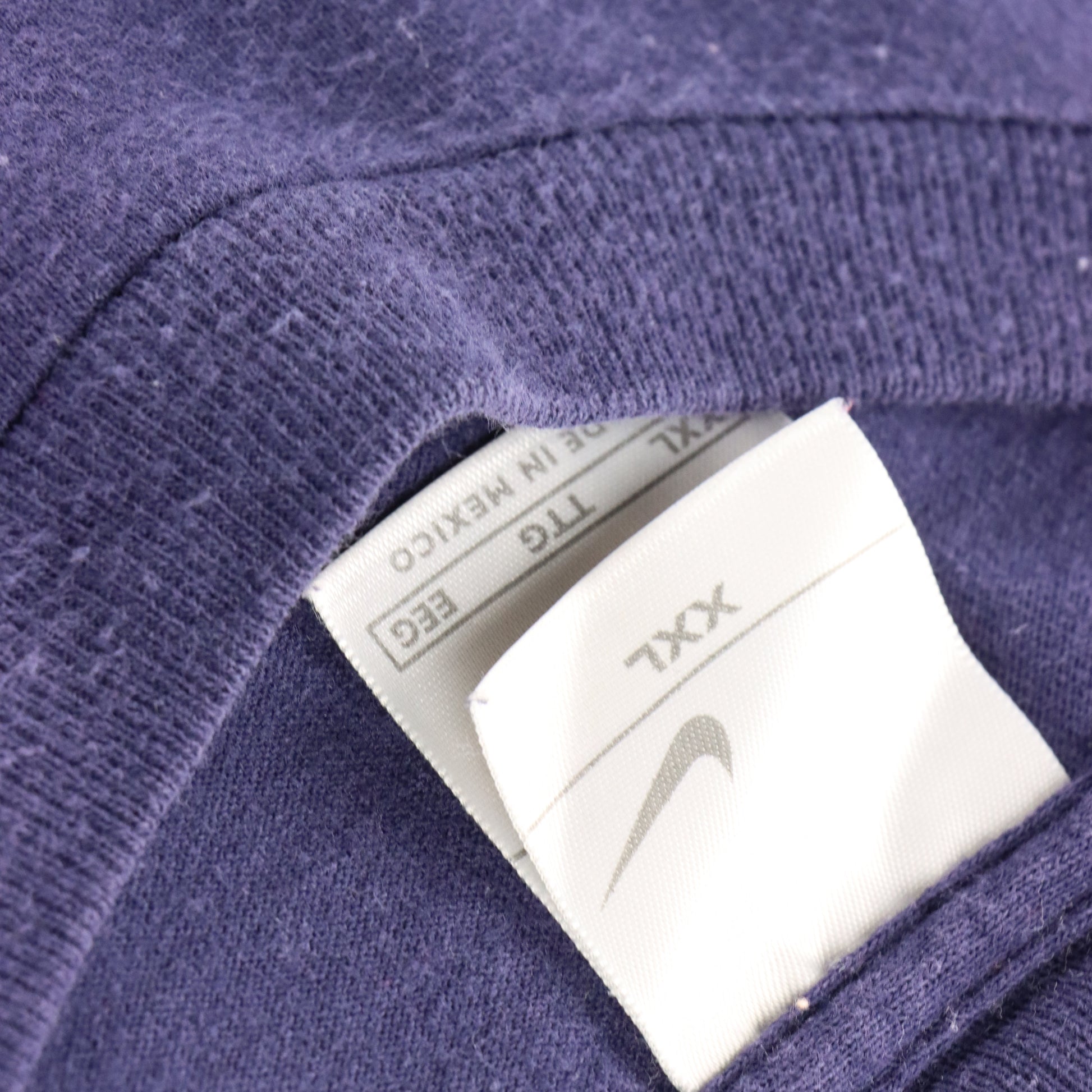 Vintage NIKE Spell Out Logo 'Established 1972' Purple T-Shirt (XXL)*Aubs Vintage Sole Melbourne