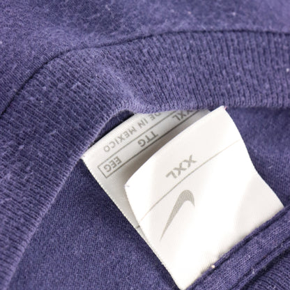 Vintage NIKE Spell Out Logo 'Established 1972' Purple T-Shirt (XXL)*Aubs Vintage Sole Melbourne