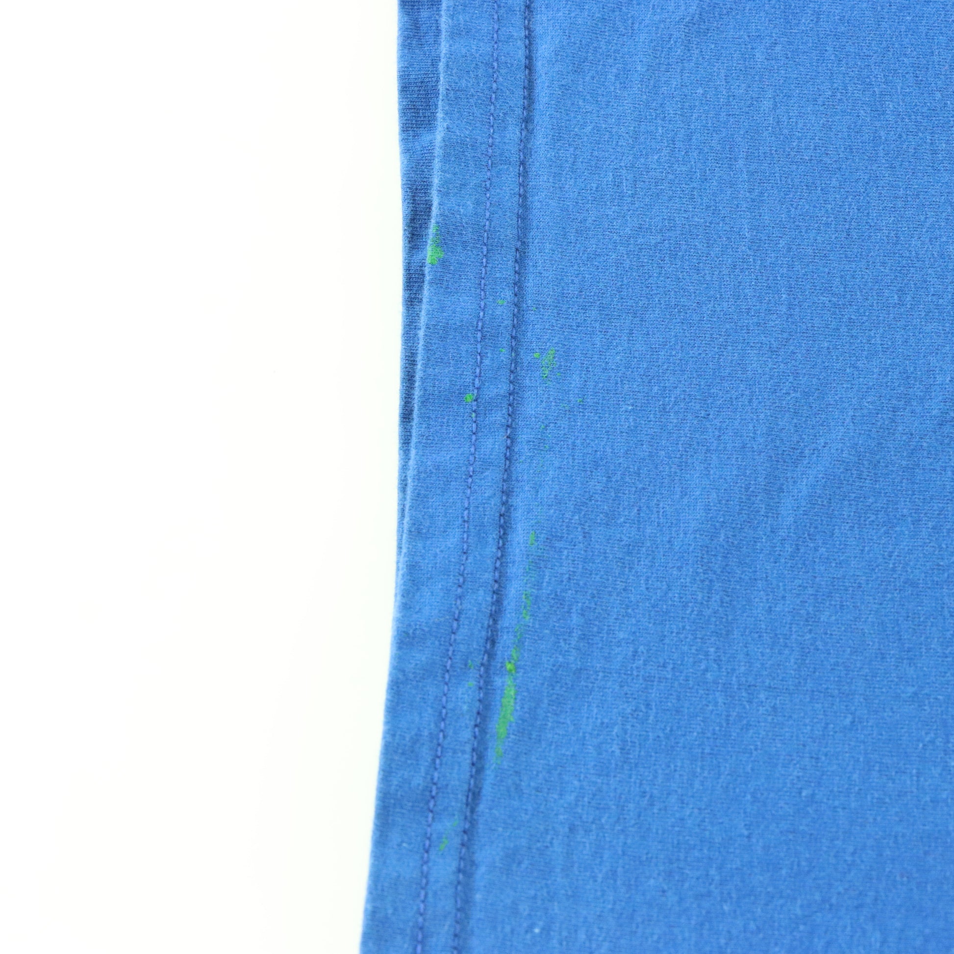 Vintage NIKE Embroidered Swoosh Cobalt Blue & White T-Shirt (L) *Aubs Vintage Sole Melbourne