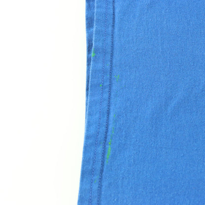 Vintage NIKE Embroidered Swoosh Cobalt Blue & White T-Shirt (L) *Aubs Vintage Sole Melbourne