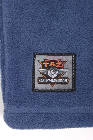 HARLEY DAVIDSON x Warner Bros Taz 1/4 Zip Fleece Sweatshirt (M)