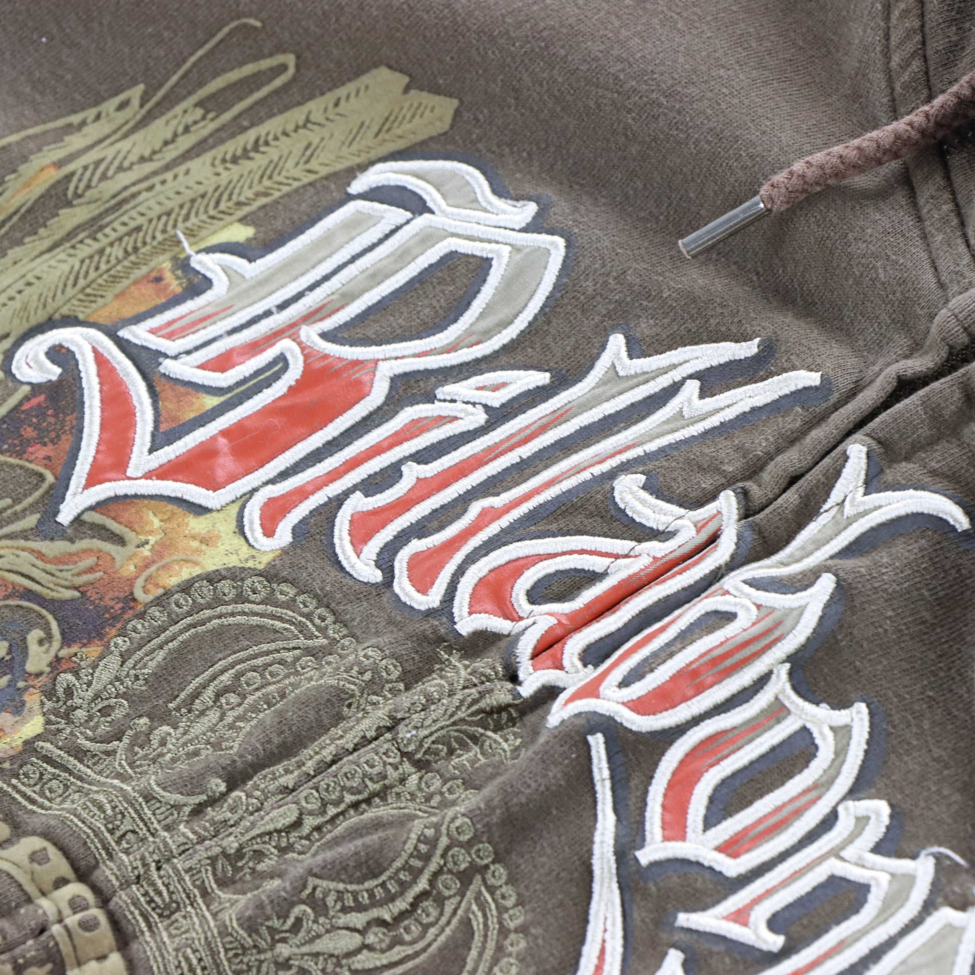 Vintage BILLABONG Y2K Wings Embroidered Zip Up Hooded Sweatshirt (L-XL) *Aubs Vintage Sole Melbourne