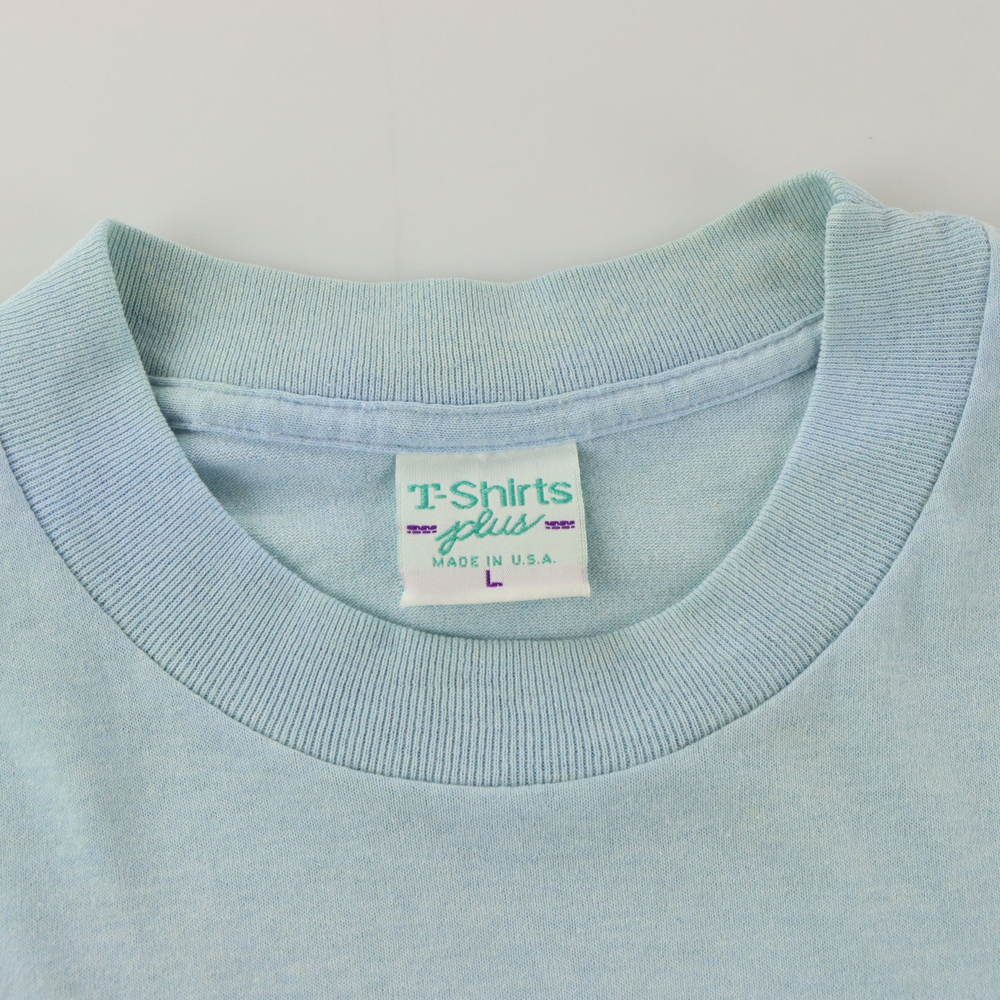 Retro Billy Ray Cyrus 'Achy Breaky Heart' Single Stitch Light Blue Tee USA Made (M-L)