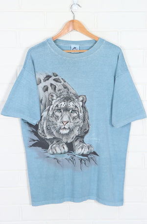 Brookfield Zoo 1998 Snow Leopard Single Stitch T-Shirt USA Made (XL)