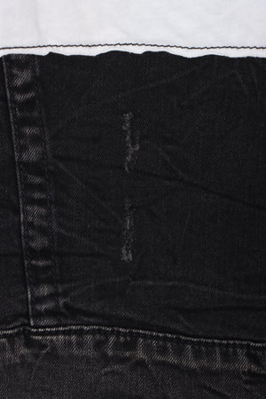 TRUE RELIGION World Tour Black Denim Distressed Jimmy Vest (L)