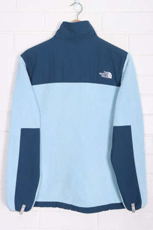 THE NORTH FACE Blue Colour Block 'Denali' Fleece Jacket (Women's L)