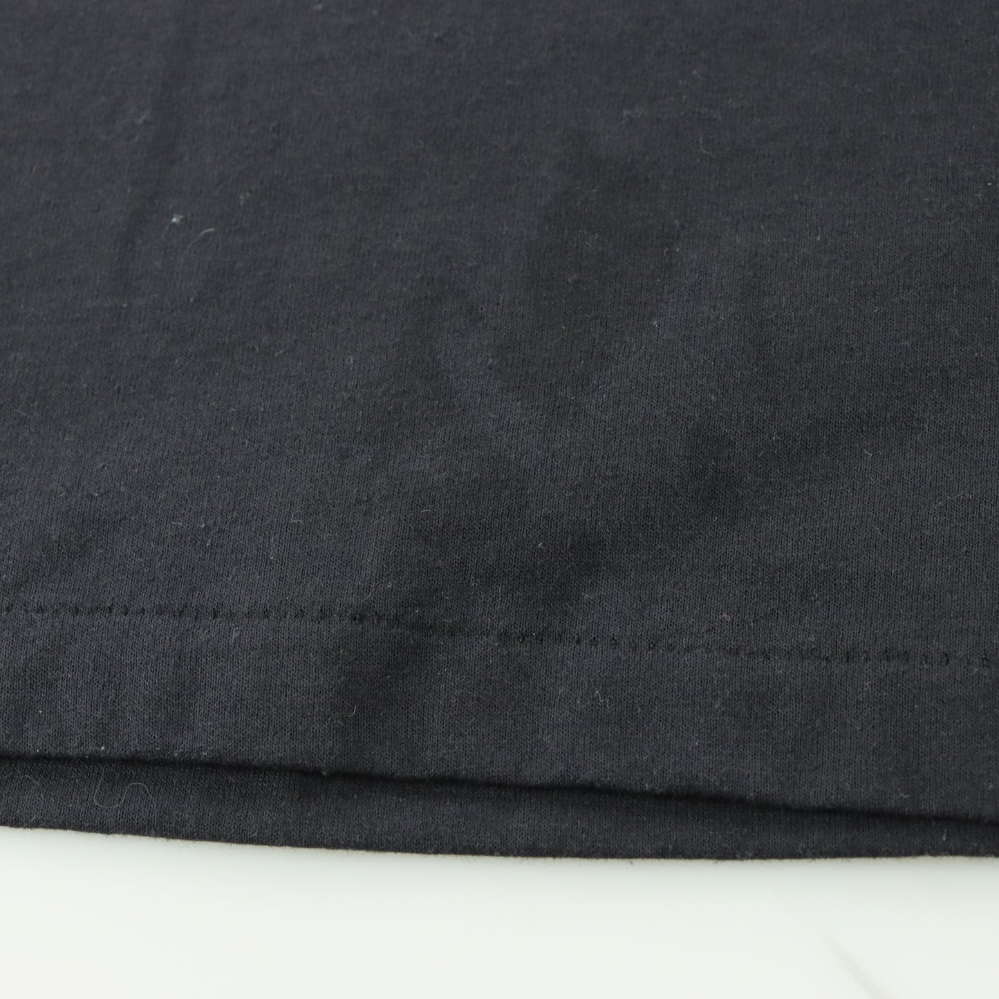 Three Stooges "Why Soitainly!" Single Stitch HANES Black USA Made T-Shirt (L-XL)