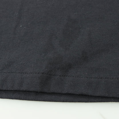 Three Stooges "Why Soitainly!" Single Stitch HANES Black USA Made T-Shirt (L-XL)