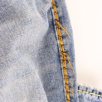 Vintage TRUE RELIGION 'Billy Super T' USA Made Thick Stitch Blue Jeans (32x33) ***COCO Vintage Sole Melbourne