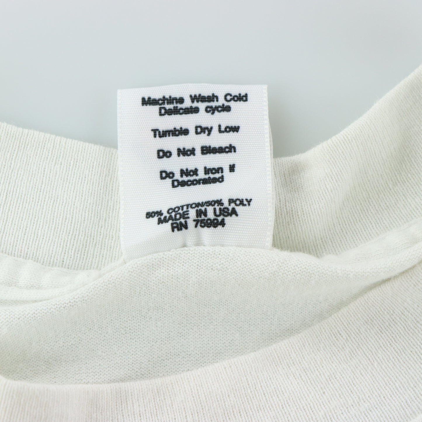 Club Camel Vintage 1991 "Wish You Were Here" USA Made Front Pocket White Tshirt (L-XL)