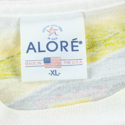 DaimlerChrysler 'All American' NASCAR 2005 All Over Print Single Stitch Tee USA Made (XL-XXL)