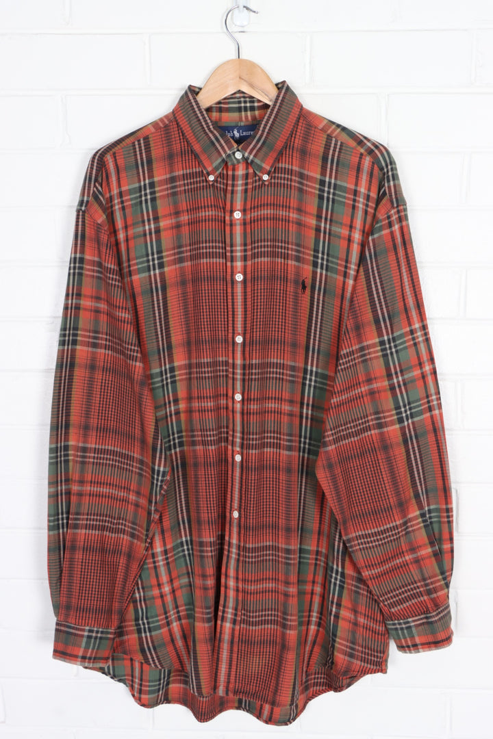 RALPH LAUREN 'Blaire' Tartan Plaid Button Up Shirt (3XL)