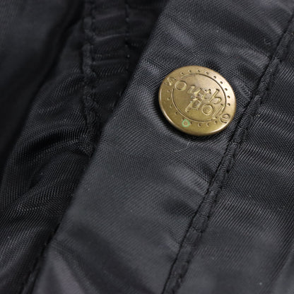 Vintage SOUTHPOLE Embroidered Gold Logo Black Y2K Faux Fur Hoodie Puffer Jacket (Women's S) ***COCO Vintage Sole Melbourne