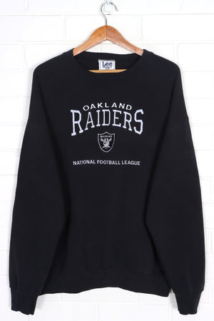 NFL Oakland Raiders Embroidered Logo LEE SPORT Sweatshirt USA Made (XL)