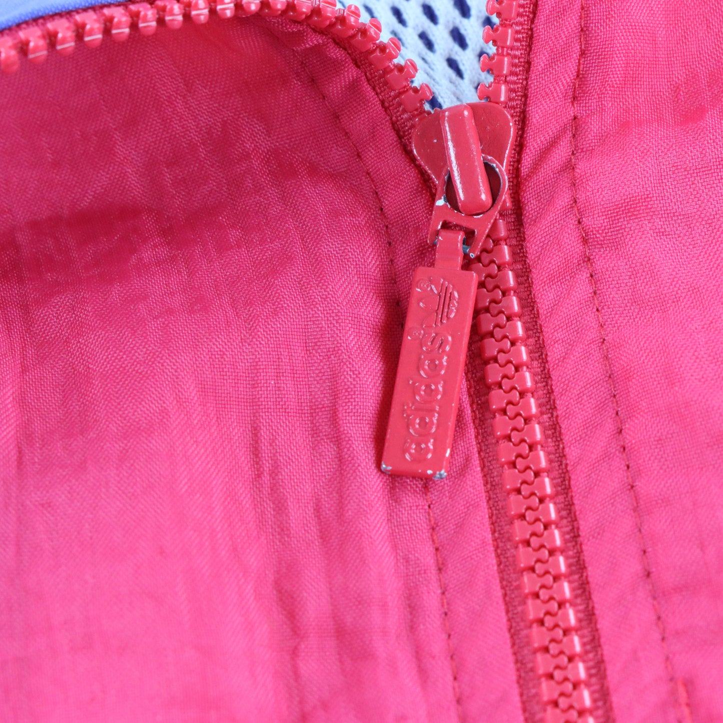 Vintage ADIDAS Teal & Purple Colour Block Pink Embroidered Logo 1/4 Zip Windbreaker Pop Over (XXL-XXXL) ***COCO Vintage Sole Melbourne