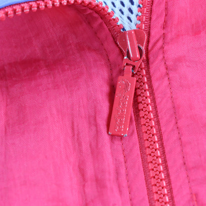 Vintage ADIDAS Teal & Purple Colour Block Pink Embroidered Logo 1/4 Zip Windbreaker Pop Over (XXL-XXXL) ***COCO Vintage Sole Melbourne