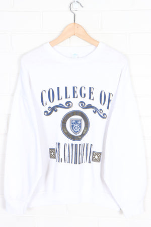 Vintage 80s St Catherine University Logo Oversized Sweatshirt USA Made (S)