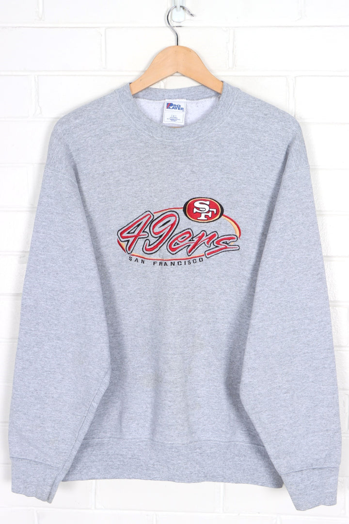 NFL San Francisco 49ers Embroidered Big Logo Sweatshirt USA Made (L)